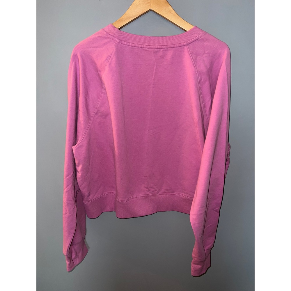 All In Motion Pink Health & Wellness Graphic Cropped Sweatshirt Thumbholes L - Picture 3 of 4